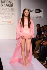 Model walks the ramp for Sailex Show at Lakme Fashion Week 2015 Day 1 on 18th March 2015